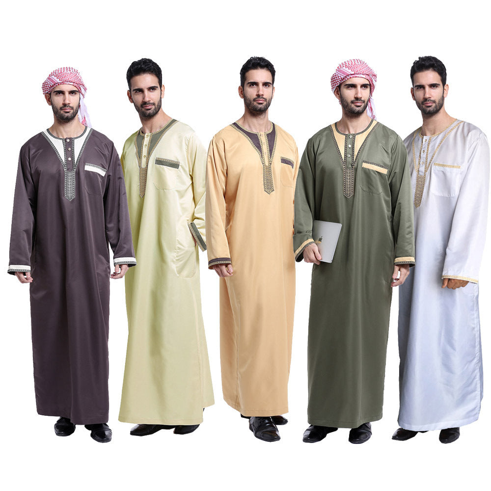 Robe musulmane arabe du Moyen-Orient pour homme