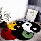 Tapis de Tai Chi Bagua rond sur mesure pour chambre et salle de bain