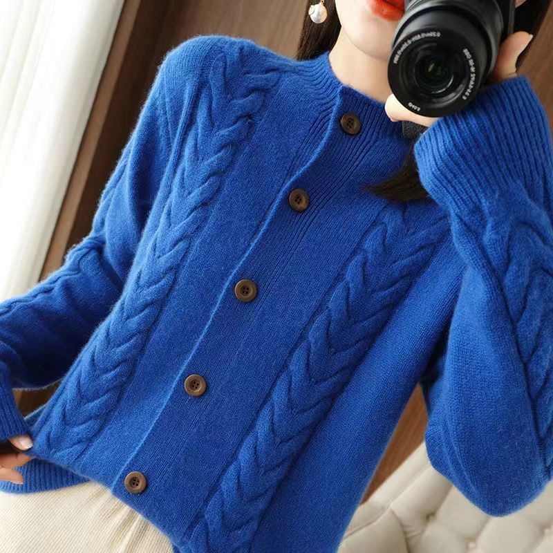 Gilet cardigan ample et décontracté pour femme, idéal pour l'automne