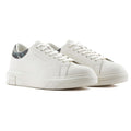 Baskets montantes Armani Exchange Venice pour homme, blanc cassé et camouflage, pointure 11,5.
