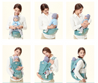 Porte-bébé avec siège de hanche Bass Bear pour portage ventral