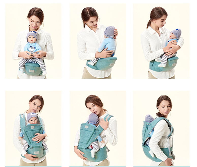 Porte-bébé avec siège de hanche Bass Bear pour portage ventral