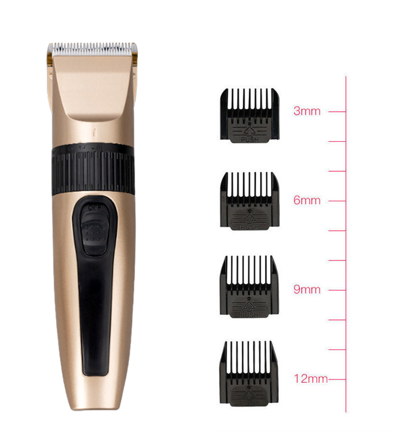 Tondeuse à cheveux professionnelle sans fil pour homme, kit de coupe de cheveux pour coiffeur.