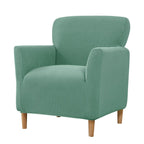 Housses de chaises extensibles Elehealthy, housses de fauteuils de banquet, housses de canapés et fauteuils tricotées, housses de chaises antidérapantes, protection de meubles pour le salon, adaptées aux enfants et aux animaux domestiques (vert)