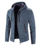 Gilet cardigan à capuche décontracté pour homme