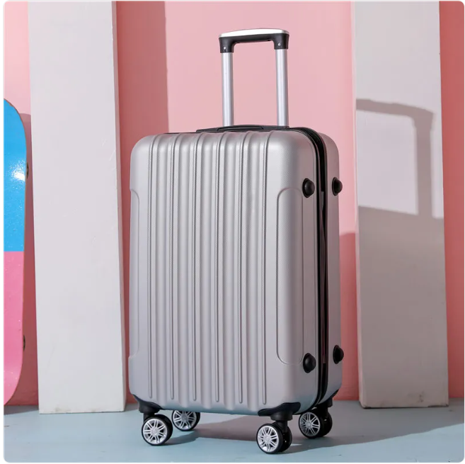 Valise trolley en cuir
