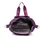 Sac à dos pour femme, grande capacité, léger et imperméable, en nylon.