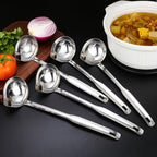 Cuillère séparatrice d'huile à soupe en acier inoxydable