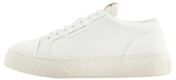 A | X ARMANI EXCHANGE Baskets homme Classic Lion Clean blanches taille 9