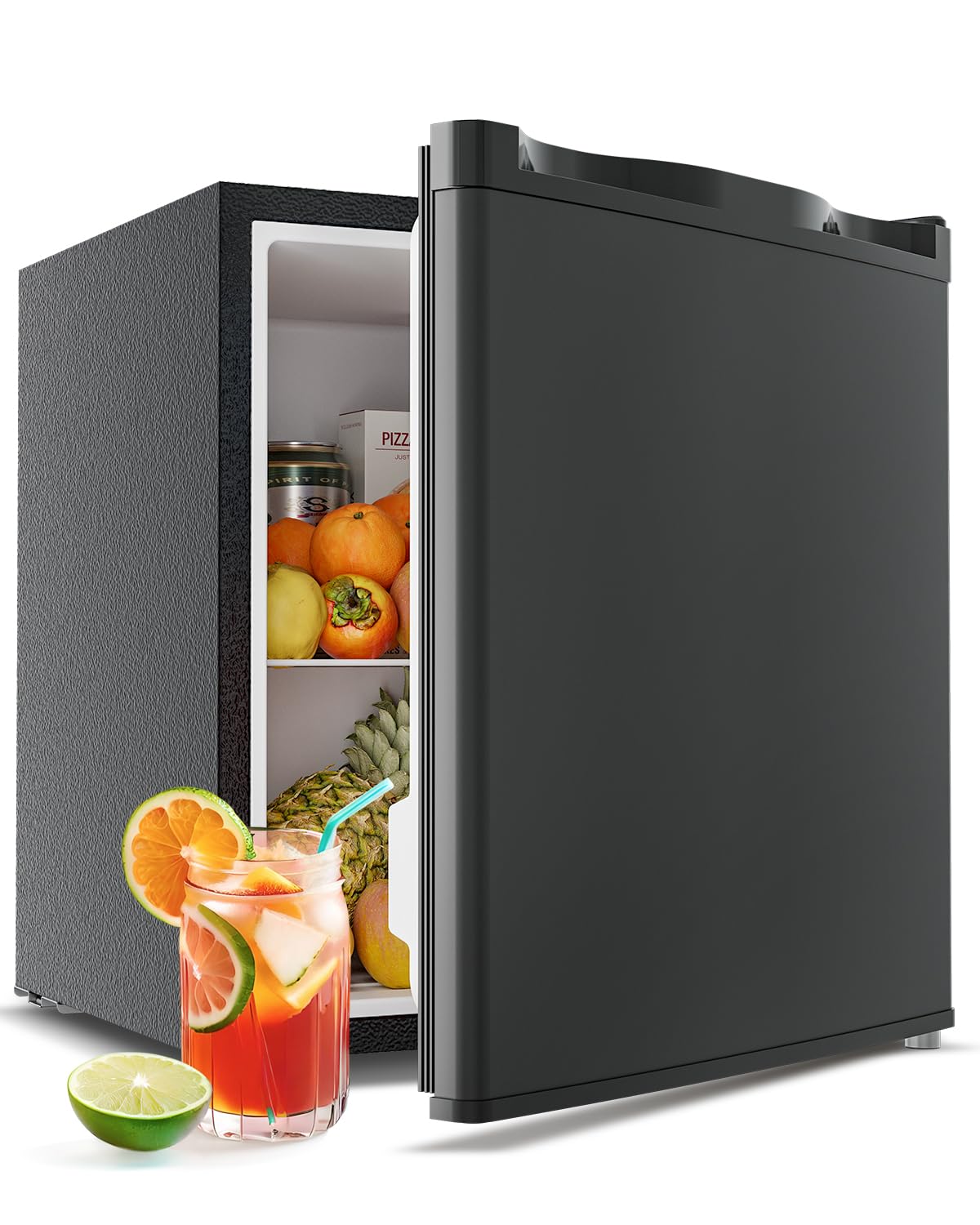Mini Réfrigérateur Feelfunn 48 L avec Congélateur Noir