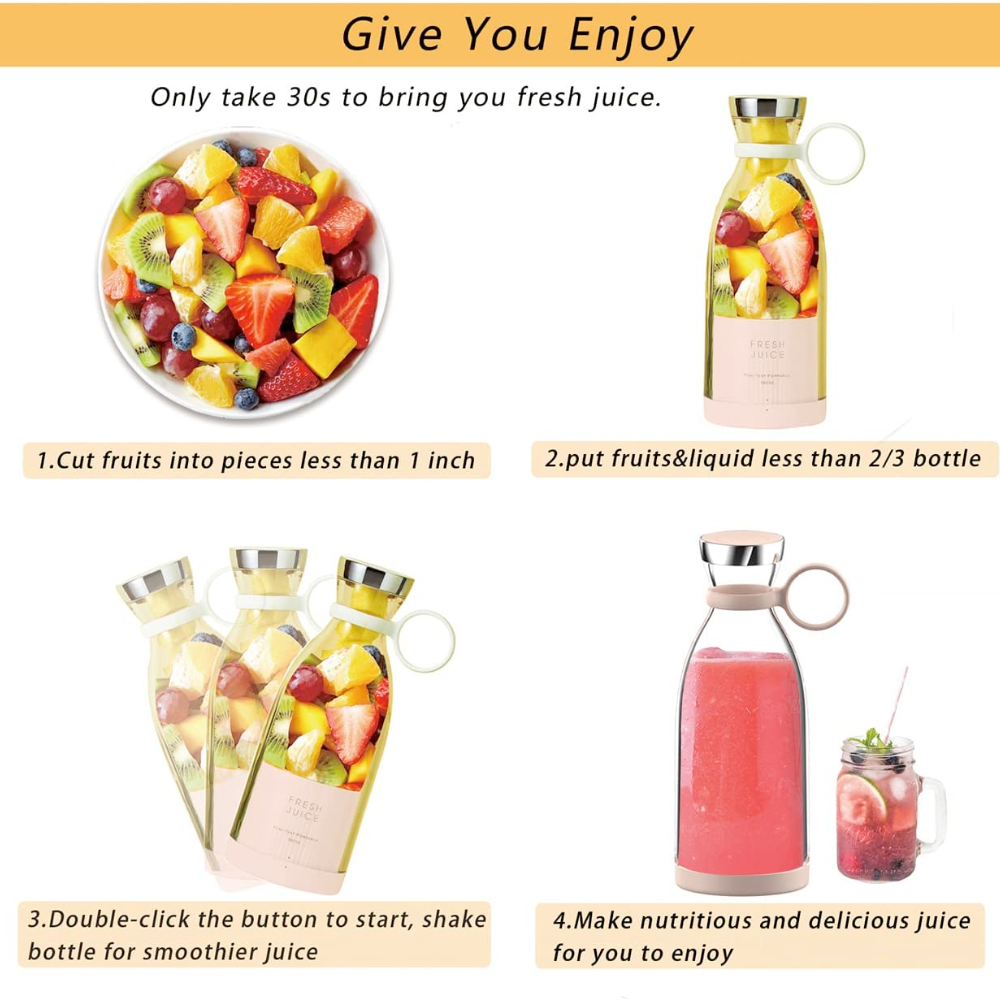 Mixeur-extracteur de jus portable