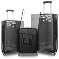 Accessoires de voyage - Housses de valise - Approuvées par la TSA - Protection épaisse, anti-rayures, imperméable et transparente - Convient à la plupart des valises de 20 à 28 pouces