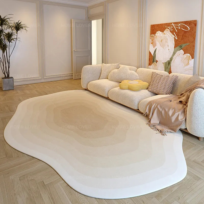 Tapis de forme irrégulière