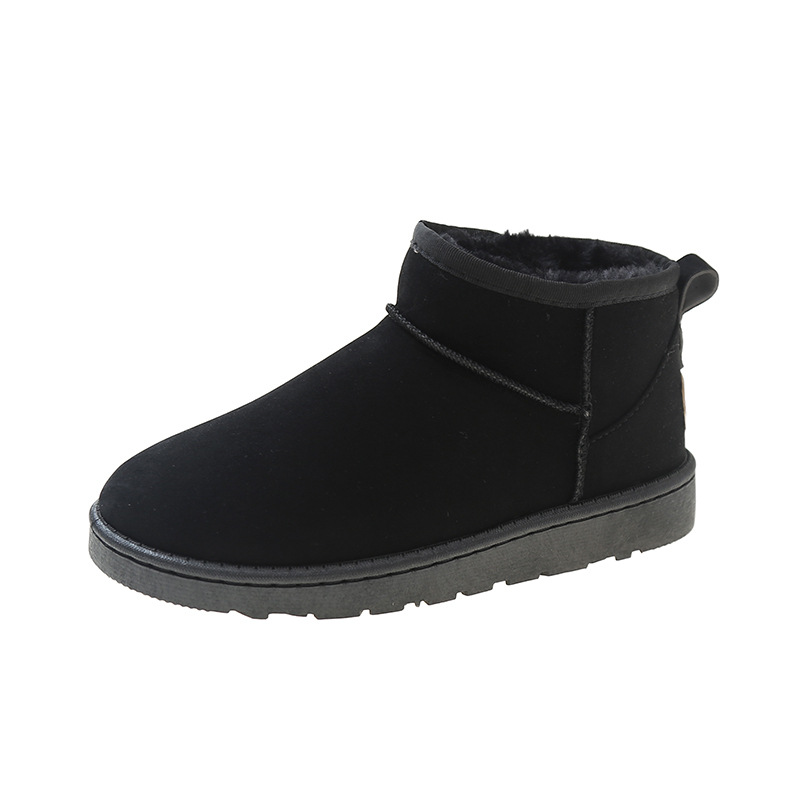 Bottes de neige épaisses doublées en polaire