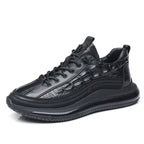 Chaussures de sport respirantes pour hommes, motif crocodile