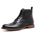 Bottes en cuir pour hommes, style anglais business