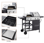 Combinaison grill et plaque de cuisson