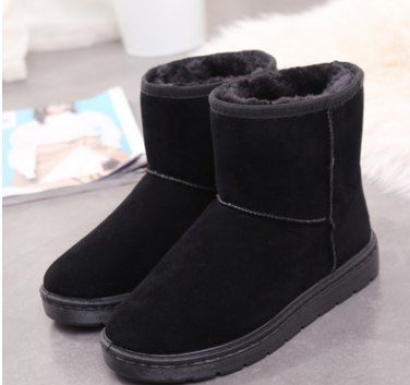Bottes de neige antidérapantes doublées en polaire