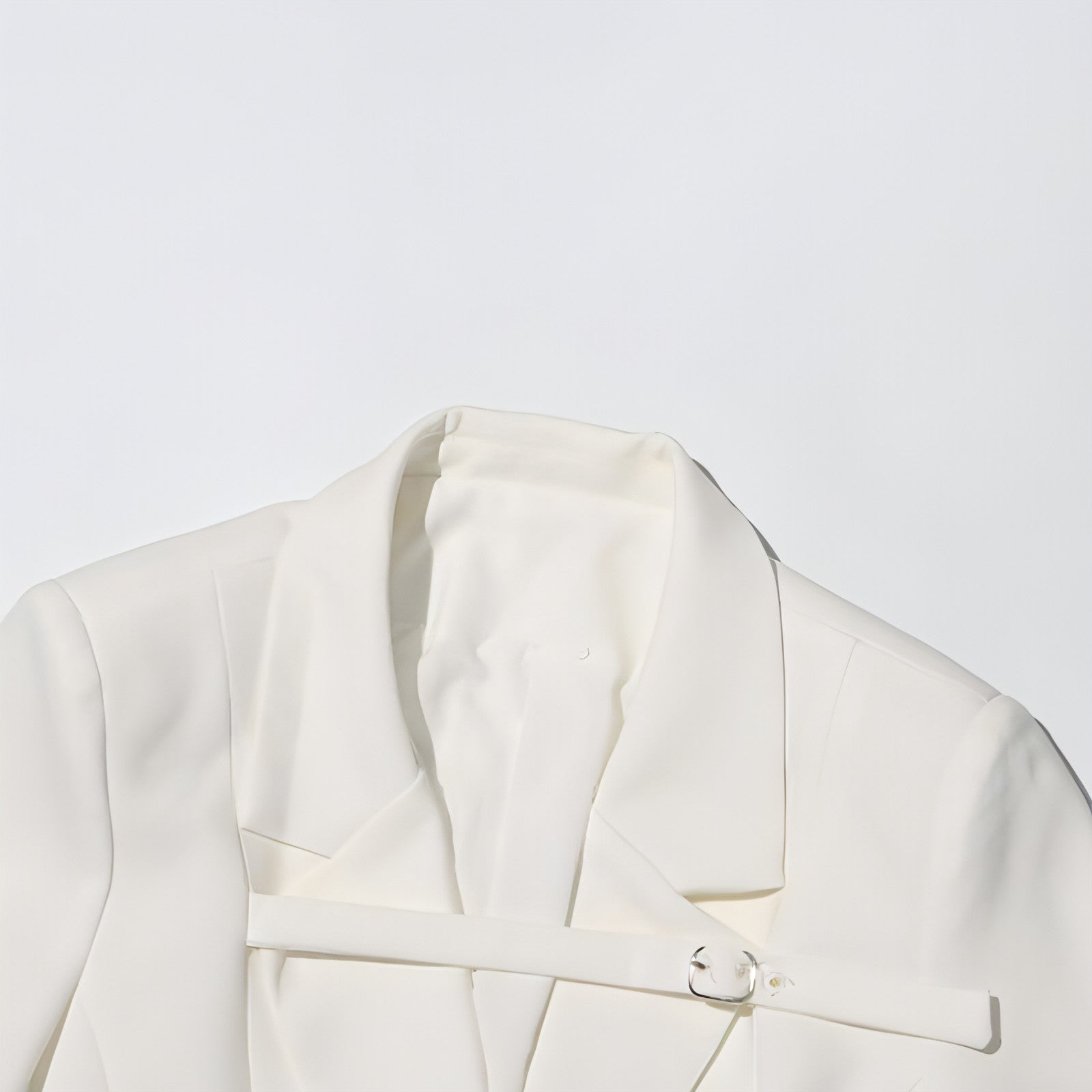 Veste de tailleur patchwork coupe slim tendance pour femme