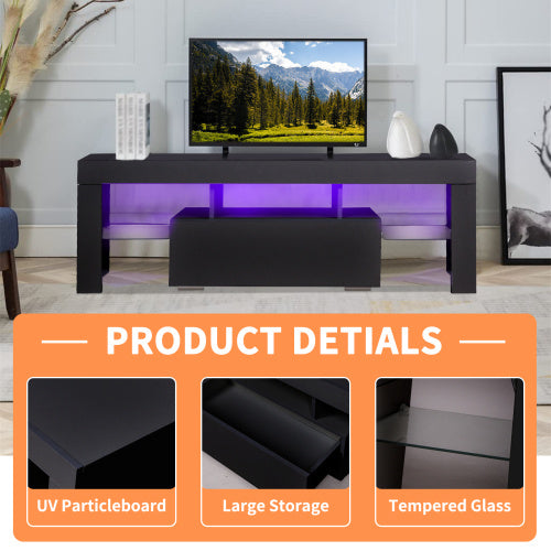 Meuble TV avec espace de rangement