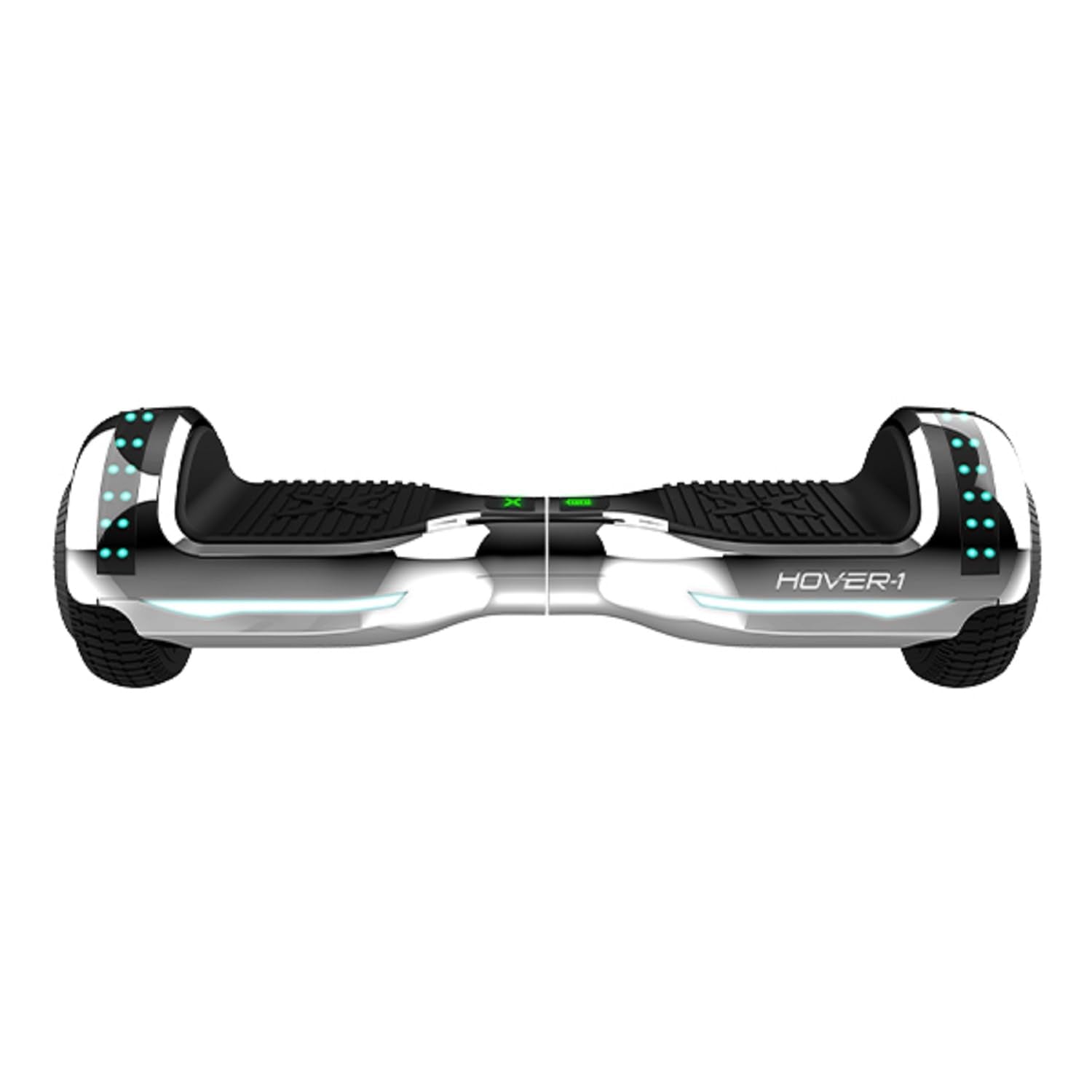 Hoverboard électrique auto-équilibré Hover-1 Matrix avec pneus LED de 6,5 pouces, feux de garde-boue à couleurs changeantes, deux moteurs de 150 W, vitesse maximale de 11 km/h et autonomie maximale de 4,8 km.