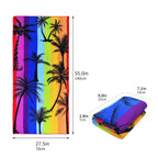 Serviette de plage en microfibre à séchage rapide pour le yoga et les voyages
