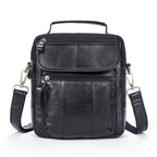 Sac bandoulière pour homme en cuir de vachette pleine fleur
