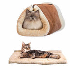 Lit et tunnel 2 en 1 pour animaux de compagnie