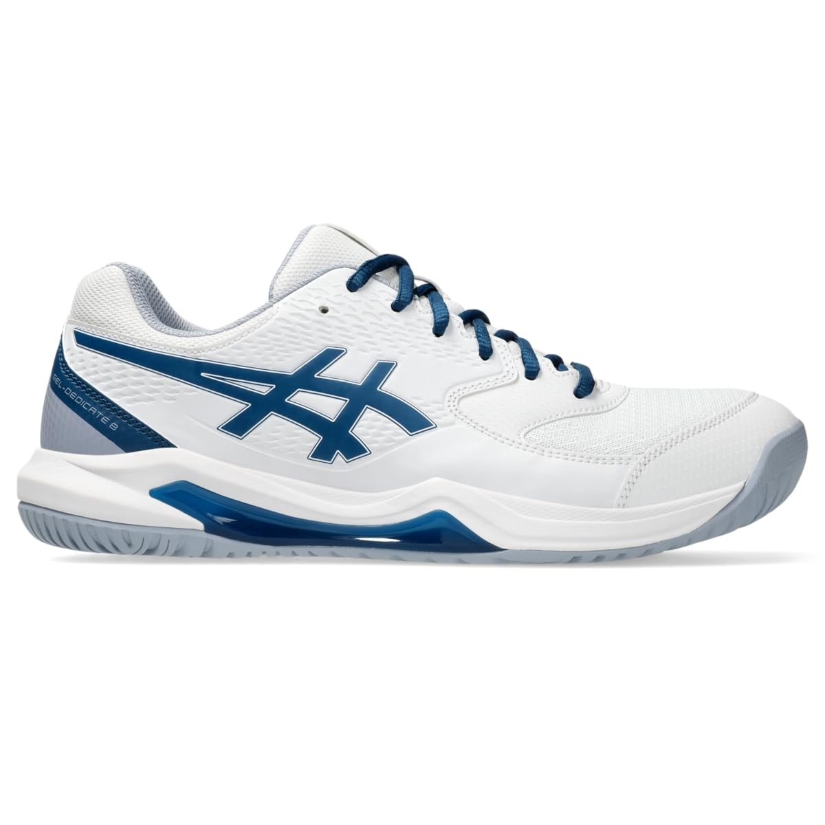 Chaussures de pickleball ASICS Gel-Dedicate 8 pour homme, pointure 11,5, coloris Béton/Night Sky