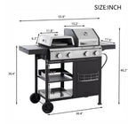 Combinaison grill et plaque de cuisson