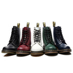 Bottines Martin pour femmes - Bottines courtes en cuir tendance