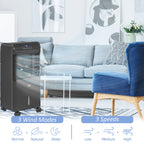 Ventilateur refroidisseur 3-en-1 à glace à évaporation avec télécommande