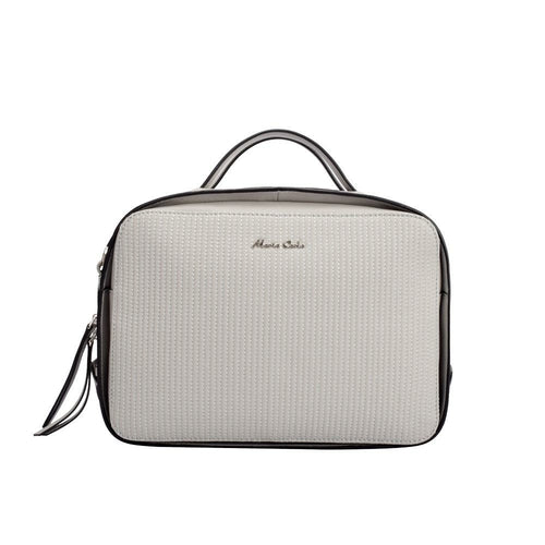 Sac à main de luxe en cuir lisse pour femme Maria Carla