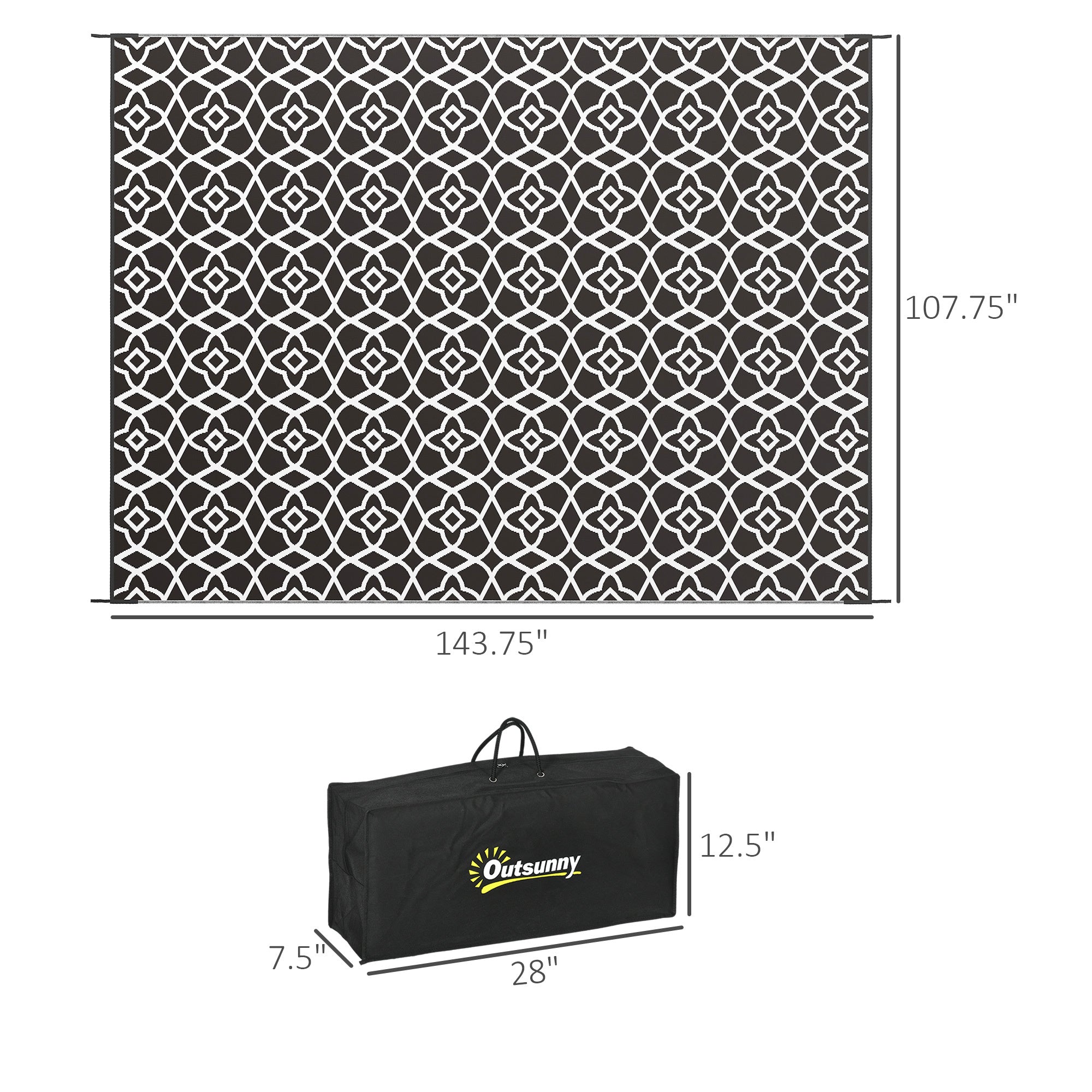 Tapis d'extérieur en polypropylène
