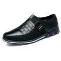 Chaussures décontractées en cuir pour hommes, grandes pointures - Tendance britannique
