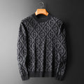 Gilet cardigan épais à col roulé mi-long pour homme, coupe ajustée