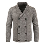 Gilet cardigan à capuche pour homme, coupe ajustée