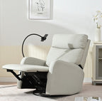 Petit fauteuil à bascule moderne, fauteuil inclinable pivotant, chaise de chambre