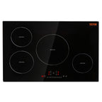 Plaque de cuisson électrique à induction 4 feux, 30 pouces, aimant intégré