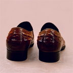 Chaussures habillées pour homme à motif crocodile - Style business décontracté