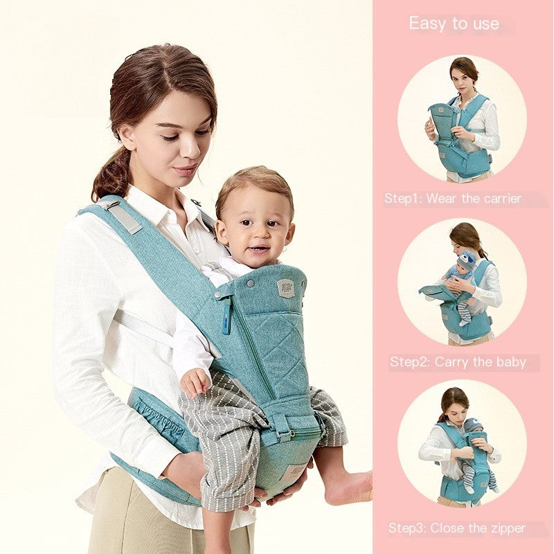 Porte-bébé avec siège de hanche Bass Bear pour portage ventral