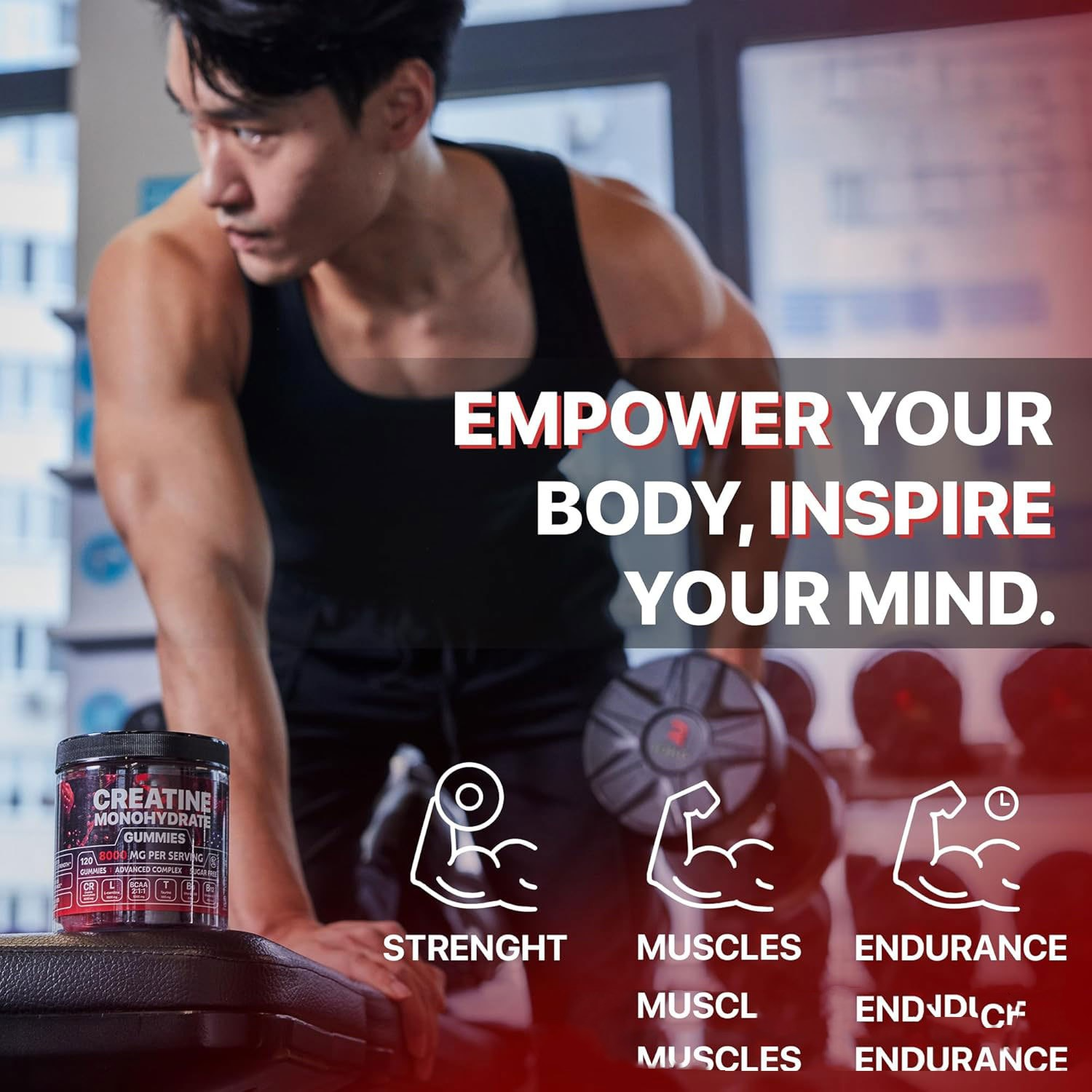 Gummies pour booster les muscles