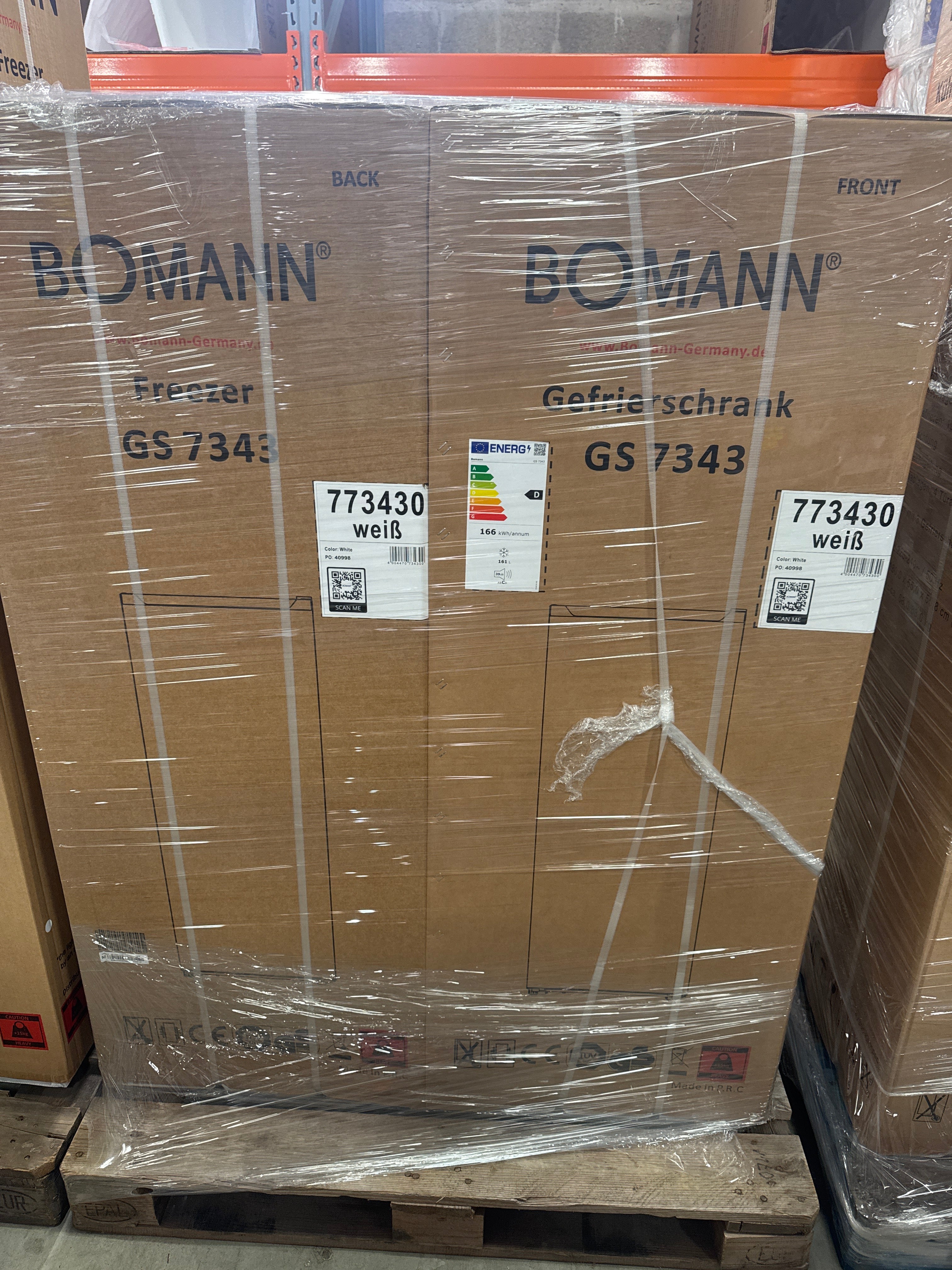 Congélateur Bomann