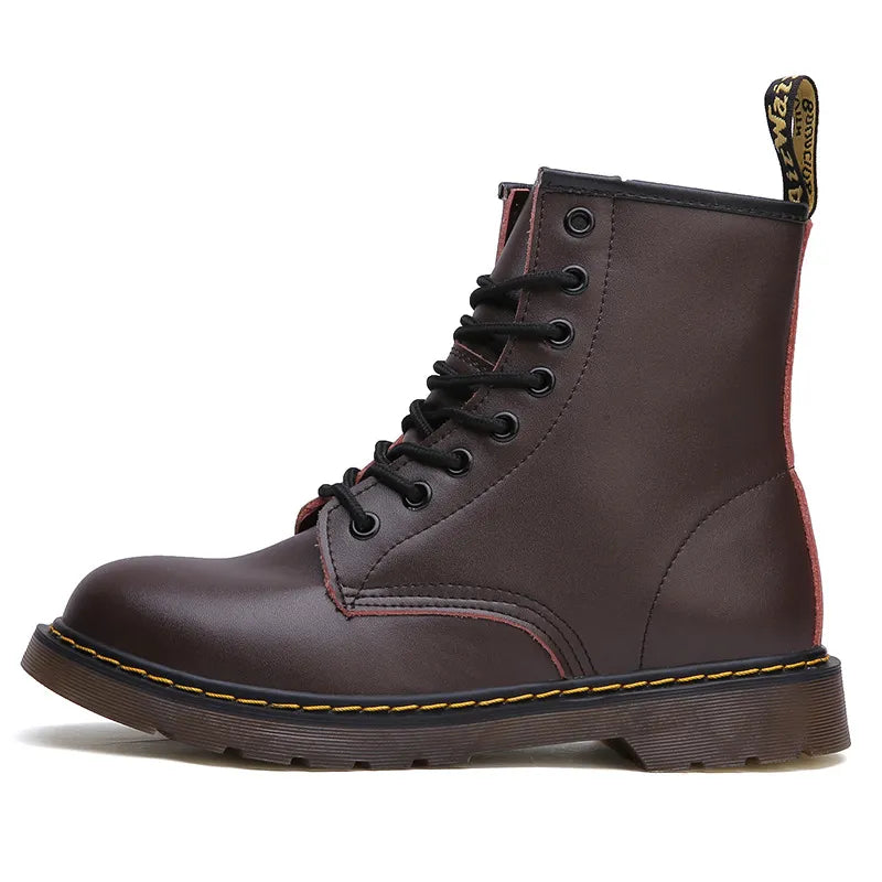 Bottes Martin d'extérieur, chaussures de locomotive, chaussures pour femmes