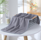 Serviette pour cheveux en microfibre polaire corail à séchage rapide