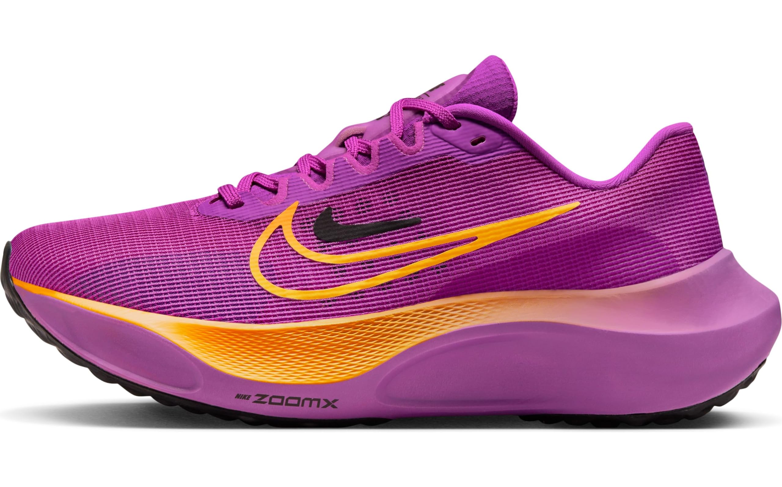 Chaussures de running Nike pour femme, Hyper Violet, Laser Orange, Noir, Taille 5