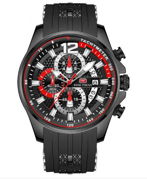 Montre homme étanche à quartz, grand cadran lumineux 0350G