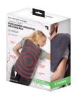 Coussin chauffant massant et apaisant de Sharper Image - Coussin chauffant électrique avec vibrations massantes, arrêt automatique, 12 réglages - 3 niveaux de chaleur, 9 niveaux de massage - 27 combinaisons relaxantes, 30,5 cm x 61 cm, 1,8 kg