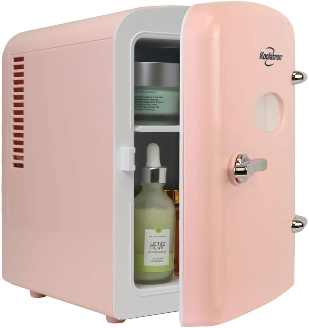 Mini Réfrigérateur Beauté Rétro Rose