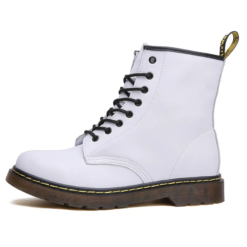 Bottes Martin d'extérieur, chaussures de locomotive, chaussures pour femmes